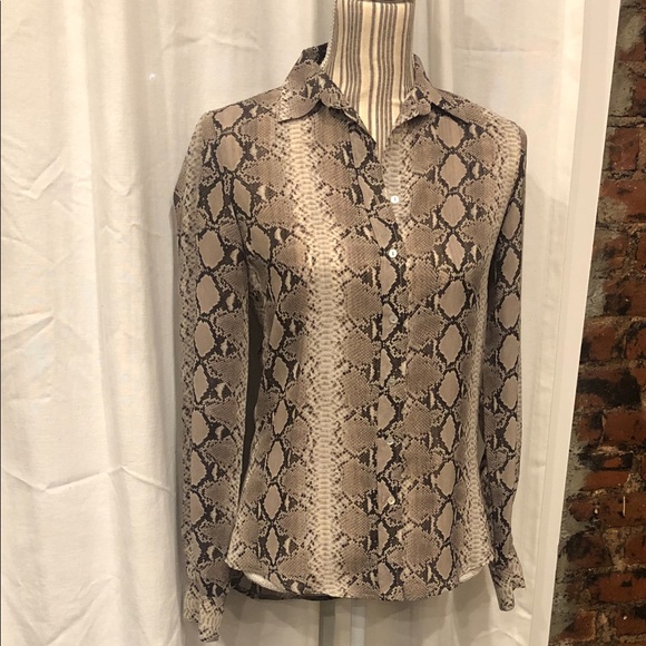 Zara Tops - Zara snake print blouse